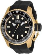 Invicta Herreklokke 30726 Pro Diver Sort/Gummi Ø50 mm