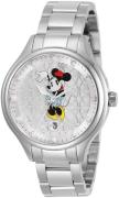 Invicta Dameklokke 30686 Disney Sølvfarget/Stål Ø38 mm