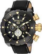 Invicta Herreklokke 22334 Corduba Sort/Lær Ø50 mm