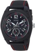 Guess Herreklokke U1256G1 Sort/Gummi Ø45.7 mm