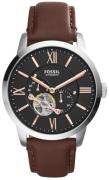 Fossil Herreklokke ME3061 Townsman Sort/Lær Ø44 mm