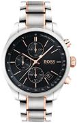 Hugo Boss Herreklokke 1513473 Chronograph Sort/Rose-gulltonet stål