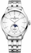 Baume & Mercier Herreklokke MOA10552 Clifton Hvit/Stål Ø42 mm