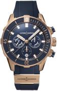 Ulysse Nardin Herreklokke 1502-170-3-93 Diver Blå/Gummi Ø44 mm