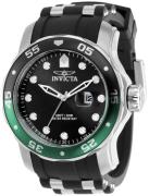 Invicta Herreklokke 39104 Pro Diver Sort/Stål Ø48 mm