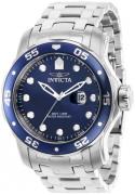 Invicta Herreklokke 39084 Pro Diver Blå/Stål Ø48 mm