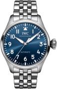 IWC Herreklokke IW329304 Big Pilot Blå/Stål Ø43 mm