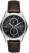 Armani Exchange Herreklokke AX1868 Dante Sort/Lær Ø42 mm