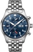 IWC Herreklokke IW378004 Aquatimer Blå/Stål Ø43 mm