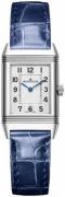 Jaeger LeCoultre Dameklokke 2618540 Reverso Classic Sølvfarget/Lær