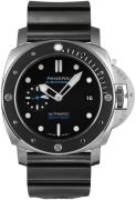 Panerai Herreklokke PAM00683 Luminor Sort/Gummi Ø42 mm