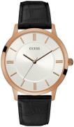 Guess Herreklokke W0664G4 Hvit/Lær Ø44 mm