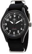 IWC Herreklokke IW326901 Pilots Sort/Tekstil Ø41 mm