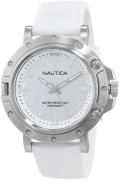 Nautica NAD12548G Hvit/Gummi Ø40 mm