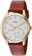 Timex Dameklokke TWG013600 Sport Hvit/Lær Ø37 mm