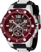 Invicta Herreklokke 40893 Speedway Rød/Stål Ø51.5 mm