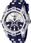 Invicta Herreklokke 43323 NFL Sølvfarget/Stål Ø52 mm