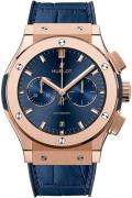 Hublot Herreklokke 541.OX.7180.LR Classic Fusion Blå/Gummi Ø42 mm