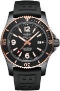 Breitling Herreklokke U17368221B1S1 Superocean 46 Sort/Gummi Ø46 mm