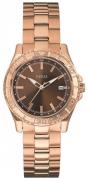 Guess Dameklokke W0469L1 Mini Brun/Rose-gulltonet stål Ø36 mm