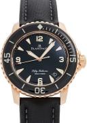 Blancpain Herreklokke 5015-3630-52B Sport Fifty Fathoms Sort/Tekstil