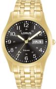 Lorus Herreklokke RXN76DX9 Classic Sort/Gulltonet stål Ø37 mm