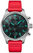 IWC Herreklokke IW388114 Pilots Sort/Gummi Ø41 mm