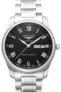 Longines Herreklokke L2.910.4.51.6 Master Sort/Stål Ø40 mm