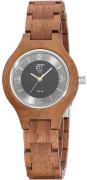 ETT Eco Tech Time Dameklokke ELW-12124-22SET Specialist Wood Grå