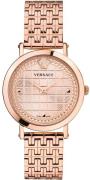 Versace Dameklokke VELV00720 Medusa Chain Gullfarget/Rose-gulltonet