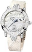 Ulysse Nardin Dameklokke 8103-101EC-3C-10 Ladies Diver Hvit/Gummi