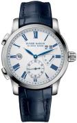 Ulysse Nardin Herreklokke 3243-132-E0 Dual Time Hvit/Lær Ø42 mm