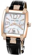 Ulysse Nardin Dameklokke 136-91C-301 Ladies Caprice Hvit/Lær Ø34 mm