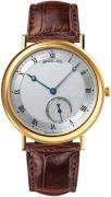 Breguet Herreklokke 5140BA-12-9W6 Classique Sølvfarget/Lær Ø40 mm