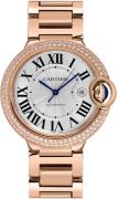 Cartier WJBB0029 Ballon Blue Sølvfarget/18 karat rosé gull Ø42 mm