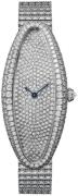 Cartier Dameklokke HPI01306 Baignoire Diamantsmykket/18 karat hvitt
