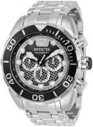 Invicta Pro Diver Herreklokke 33827 Sort/Stål Ø50 mm