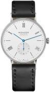 Nomos Glashütte Ludwig Herreklokke N-260 Hvit/Lær Ø40.5 mm