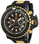 Invicta Jason Taylor Herreklokke 23719 Sort/Gulltonet stål Ø58 mm