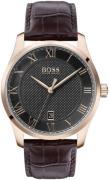 Hugo Boss 99999 Herreklokke 1513740 Sort/Lær Ø41 mm