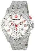 Wenger Squadron Herreklokke 77059 Hvit/Stål Ø43 mm