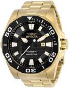 Invicta 99999 Herreklokke 30515 Sort/Gulltonet stål Ø53 mm