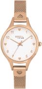 Breil 99999 Dameklokke EW0523 Hvit/Rose-gulltonet stål Ø30 mm