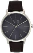 Armani Exchange 99999 Herreklokke AX2704 Blå/Lær Ø42 mm