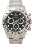 Rolex Daytona Herreklokke 116509-0055 Sort/18 karat hvitt gull Ø40 mm