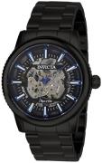 Invicta 99999 Herreklokke 27588 Skjelettkuttet/Stål Ø42 mm