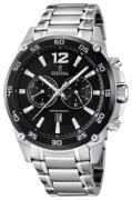 Festina Sport Herreklokke F16680-4 Sort/Stål Ø47 mm