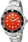 Invicta Pro Diver Herreklokke 4186 Orange/Stål Ø48 mm