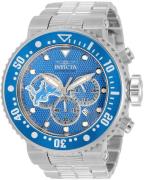 Invicta 99999 Herreklokke 33125 Blå/Stål Ø52 mm