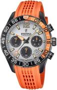 Festina 99999 Herreklokke F20518-1 Grå/Gummi Ø44 mm